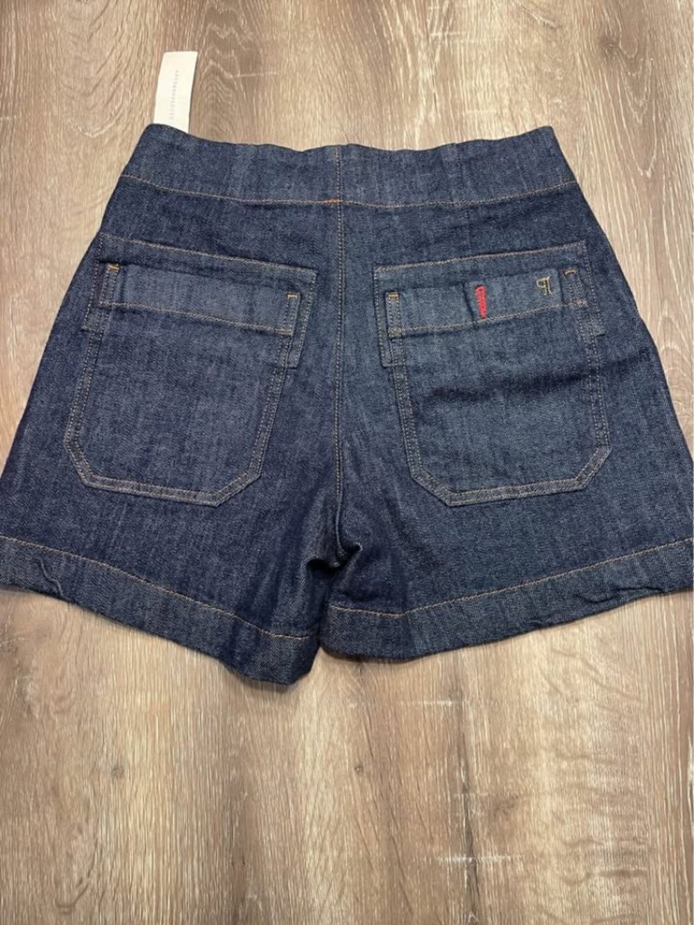Anthropologies_Pilcro Henri Camper Shorts High Rise Dark Denim Wash — Size 26 - Picture 6 of 10